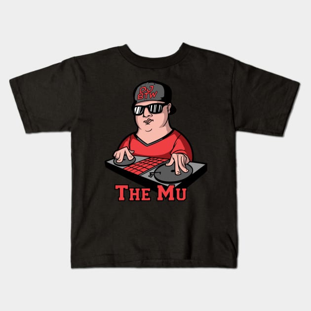 DJ BTW Kids T-Shirt by themulive